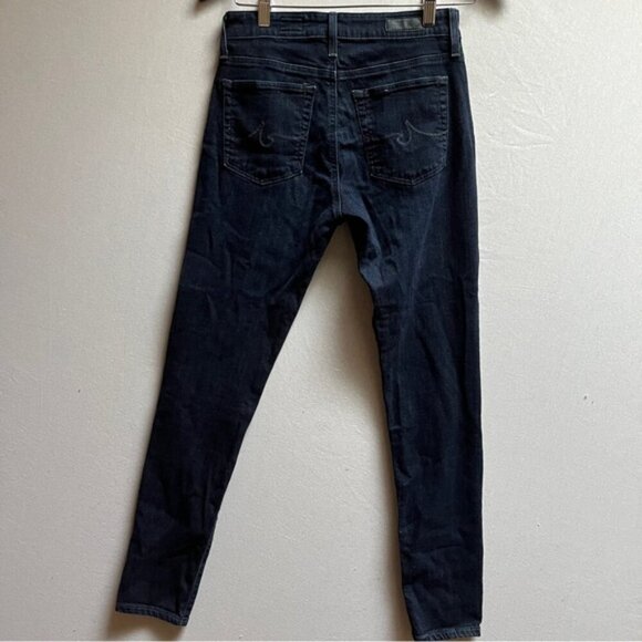 Ag Adriano Goldschmied Farrah High rise Blue Skinny Ankle Jeans Sz 26R - Picture 3 of 13